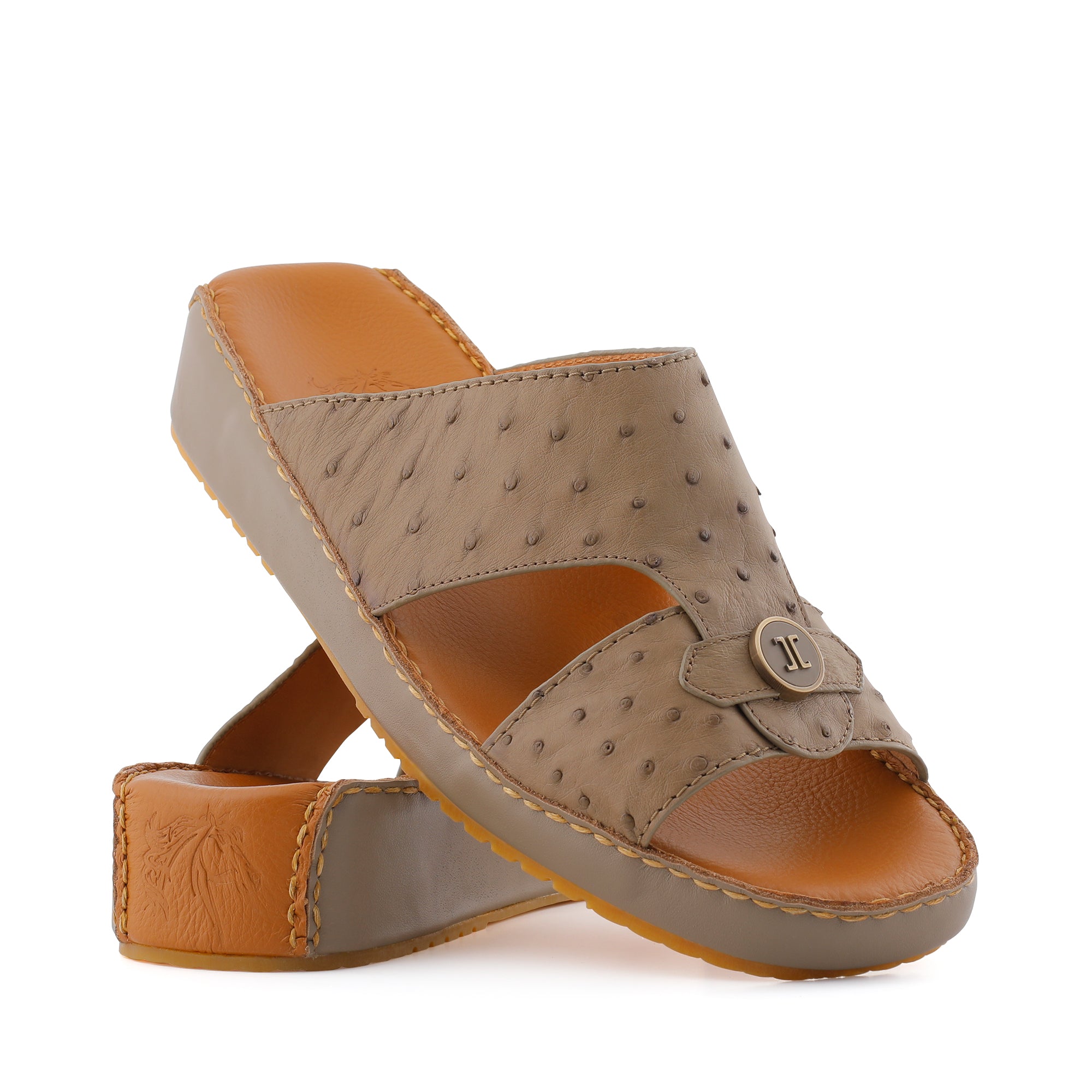 Arabic sandals - 2849 OSTRICH