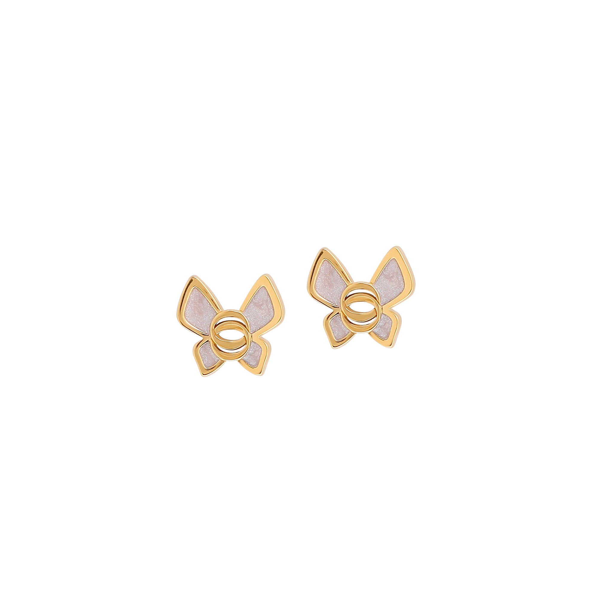 OUSHA EARRINGS is now available in rose gold-plated metal. The perfect jewellery piece for day or evening outfits original quality made in Italy