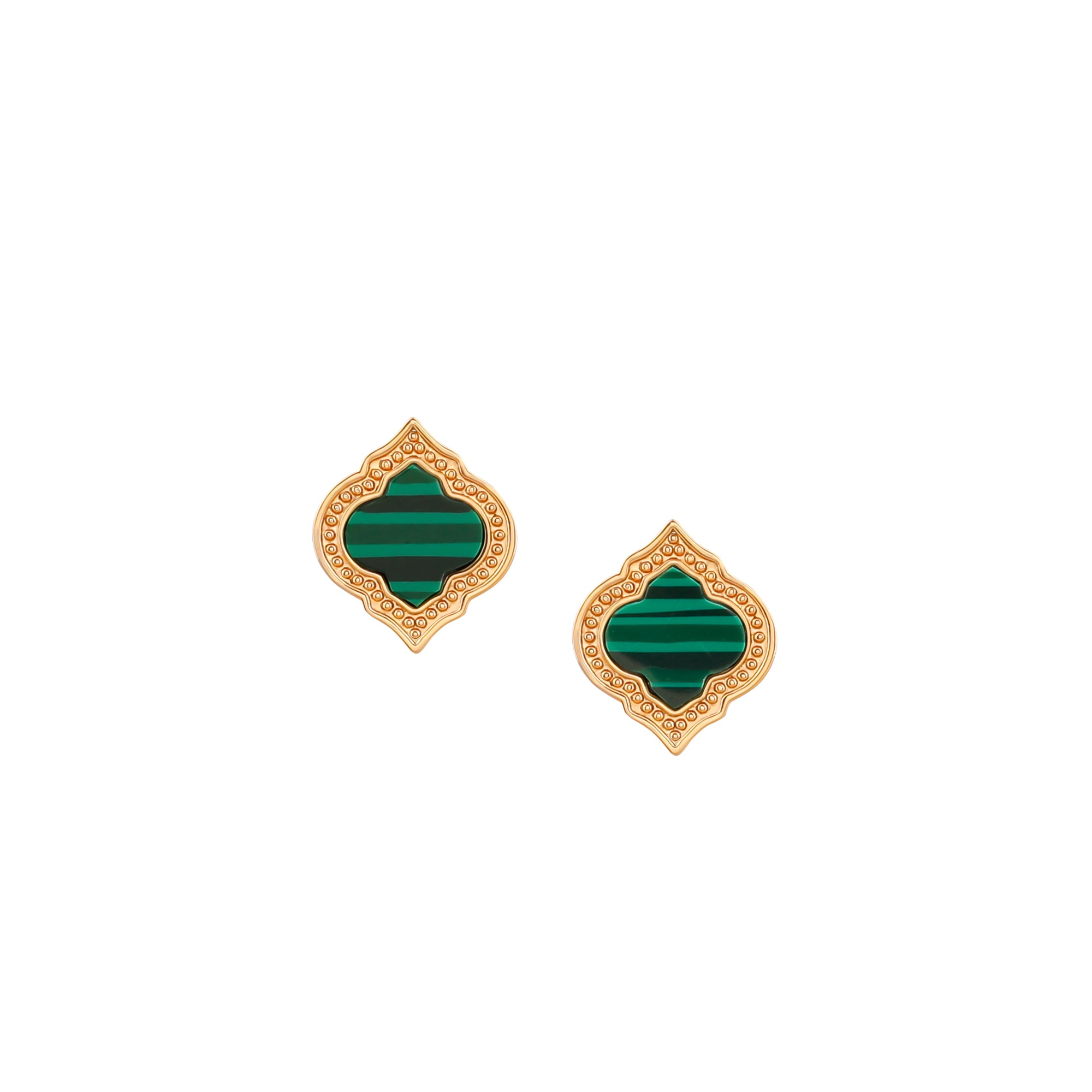 OUSHA EARRINGS is now available in rose gold-plated metal. The perfect jewellery piece for day or evening outfits original quality made in Italy