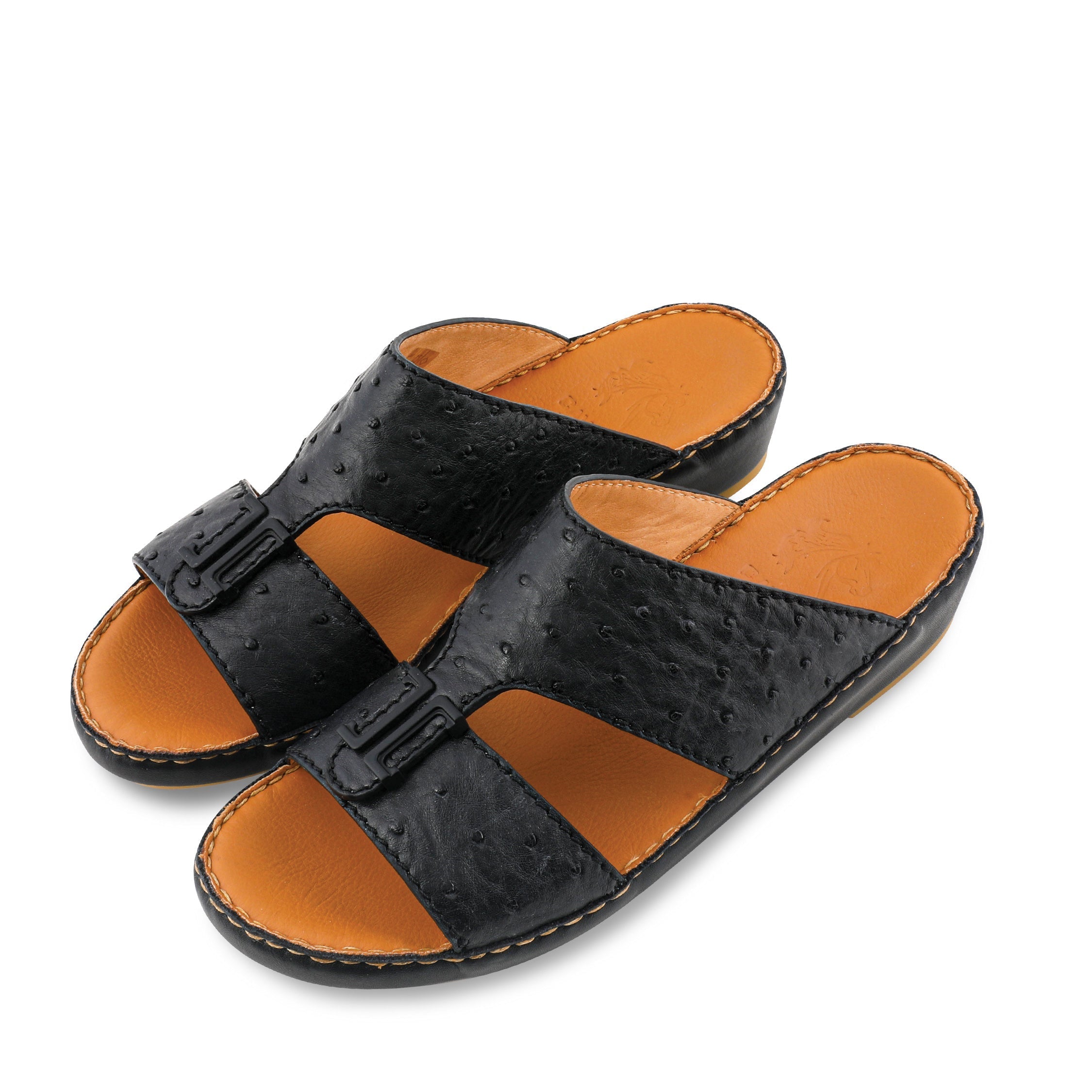 Arabic sandals Classic Ostrich Leather U497