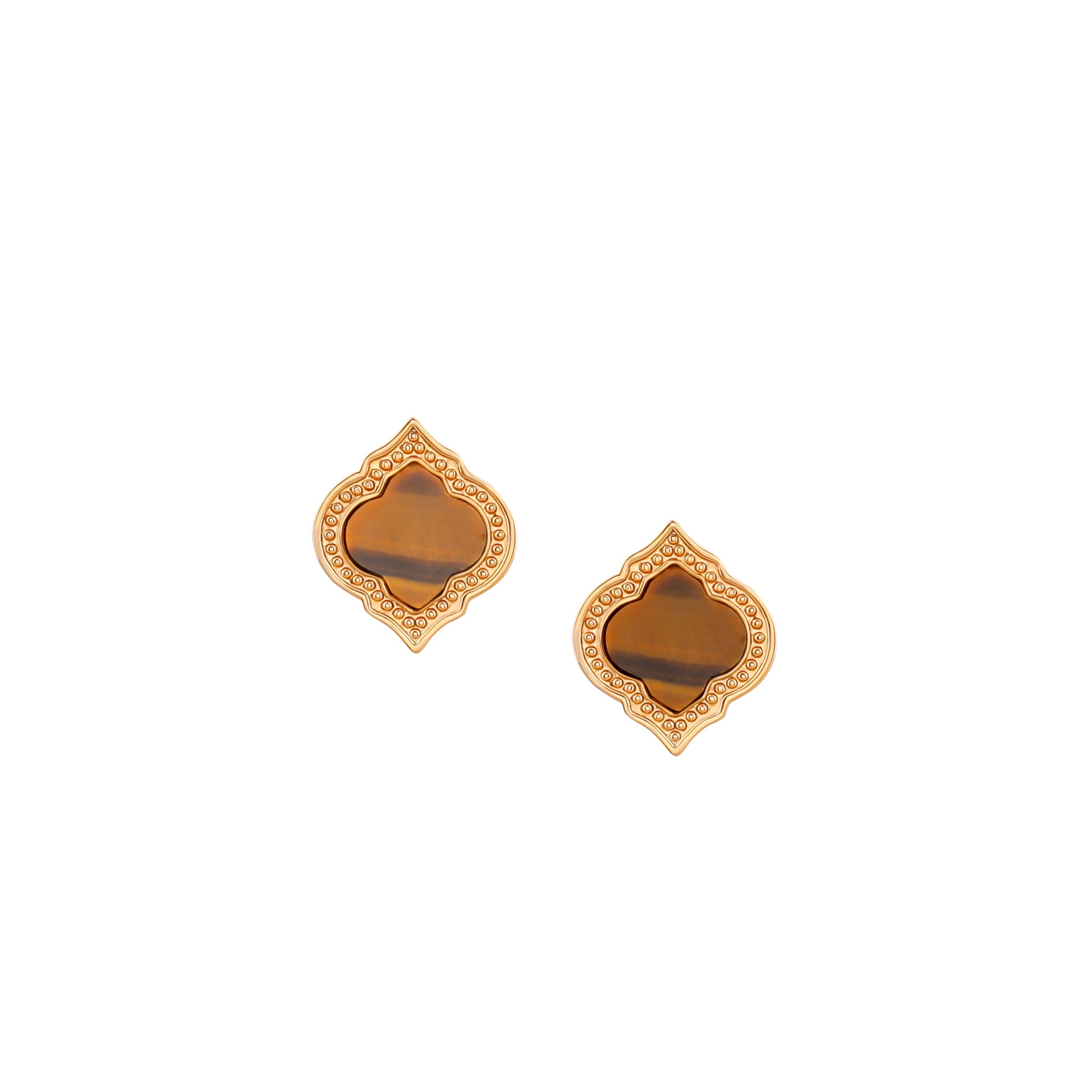 OUSHA EARRINGS is now available in rose gold-plated metal. The perfect jewellery piece for day or evening outfits original quality made in Italy