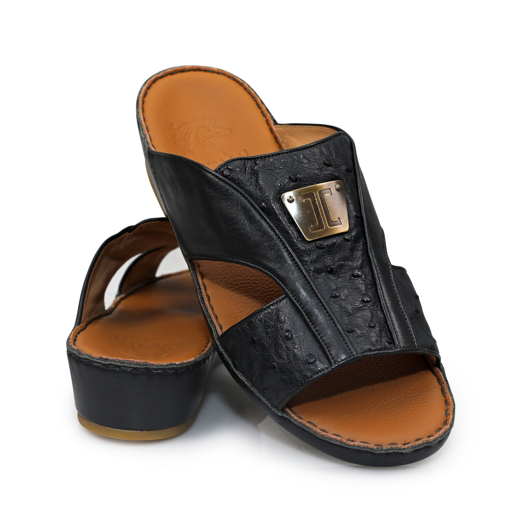 Arabic sandals classic Baby Ostich leather 1824