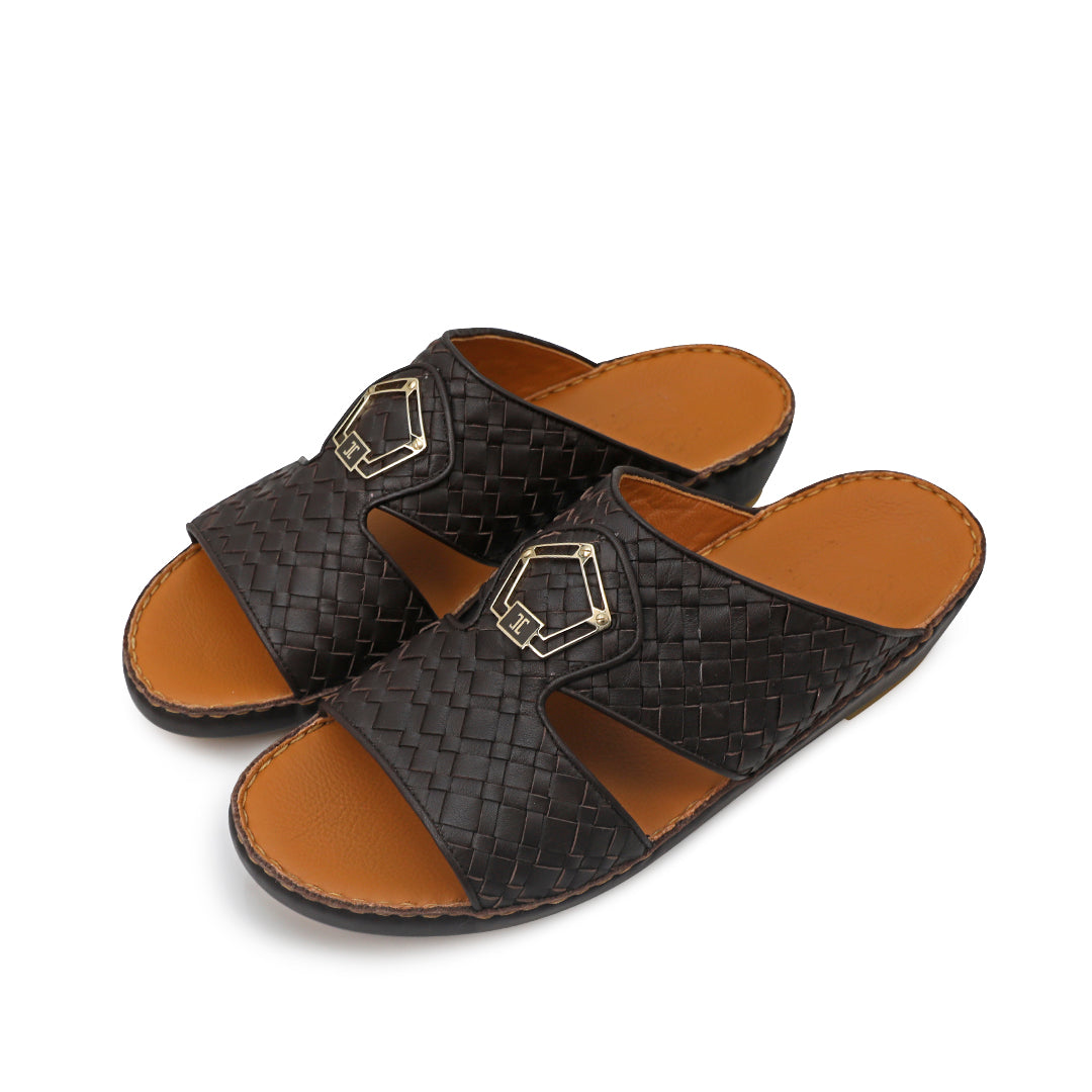 Arabic Sandal Classic Intercciato leather 2181