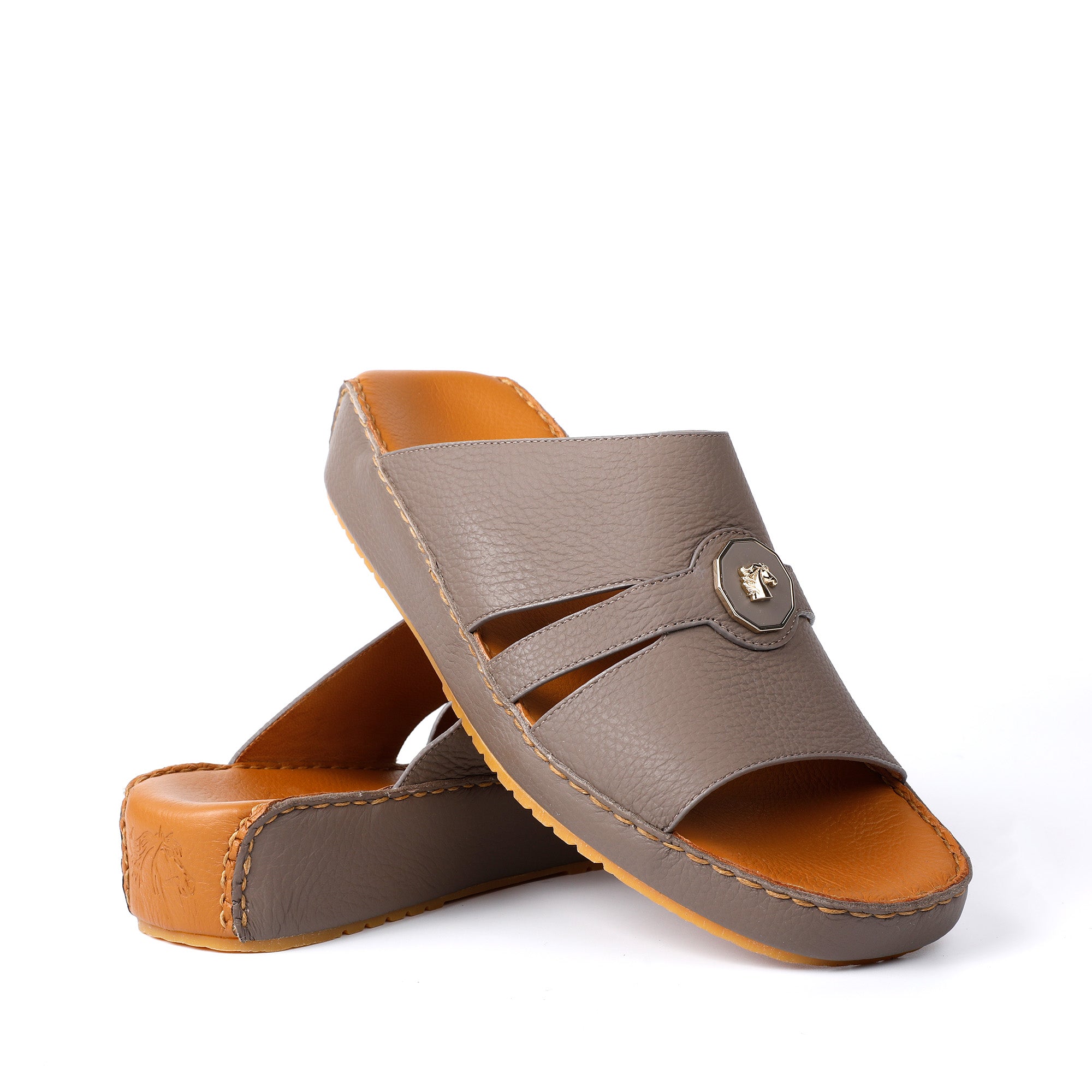 Arabic Men Sandal 3027 ALB STANDERED DEER GOMMAT