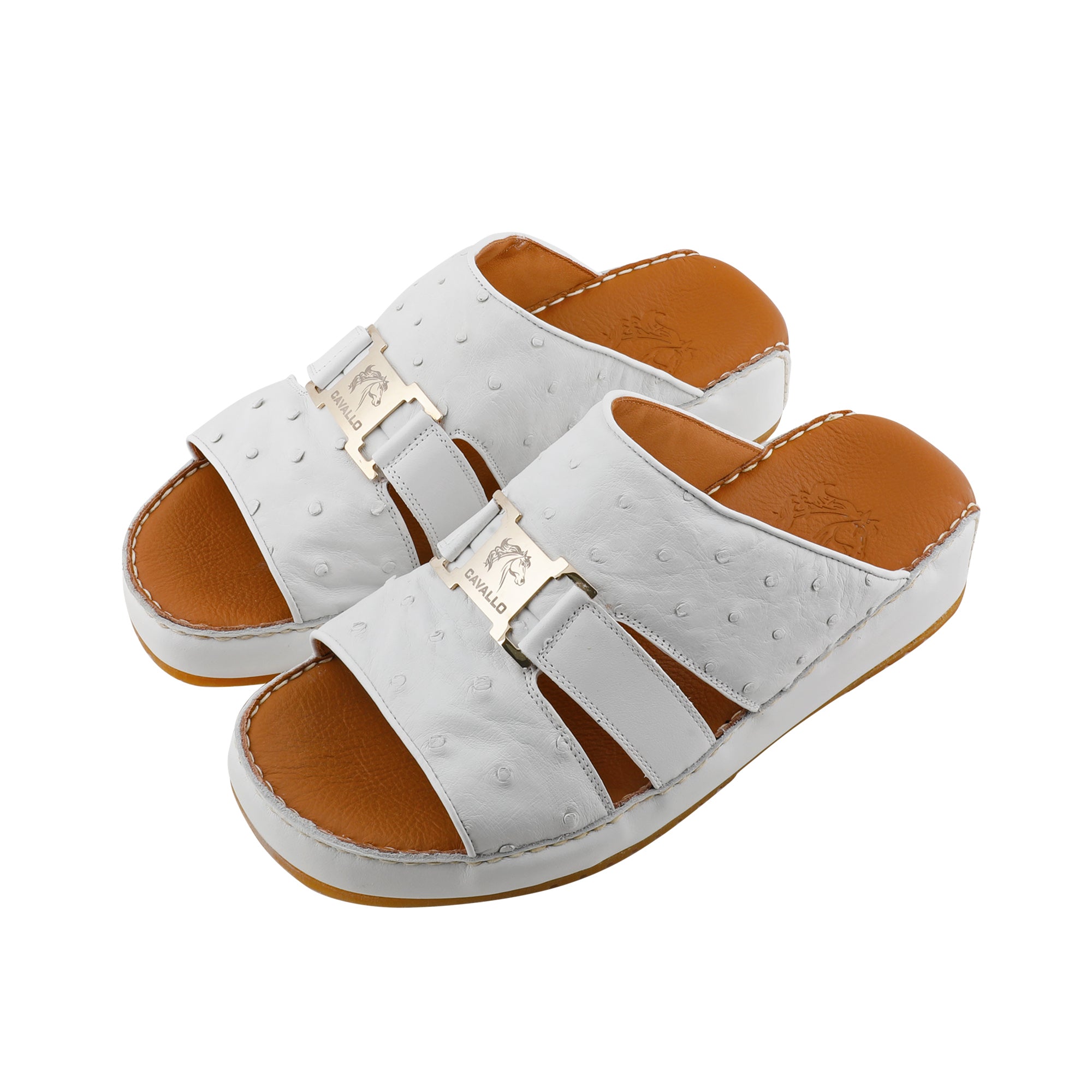 Arabic sandals Top Driver Ostrich leather 2134