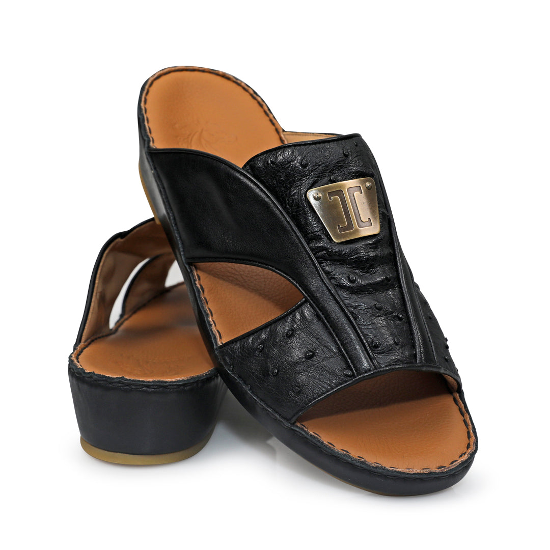 Arabic sandals classic Baby Ostich leather 1824