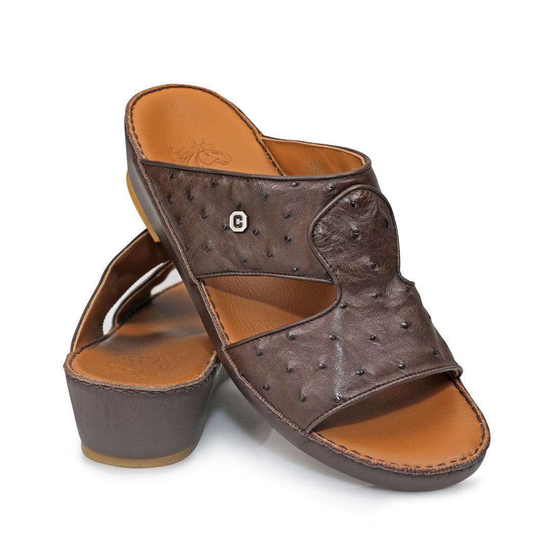 Arabic sandals OSTRICH Leather 2177