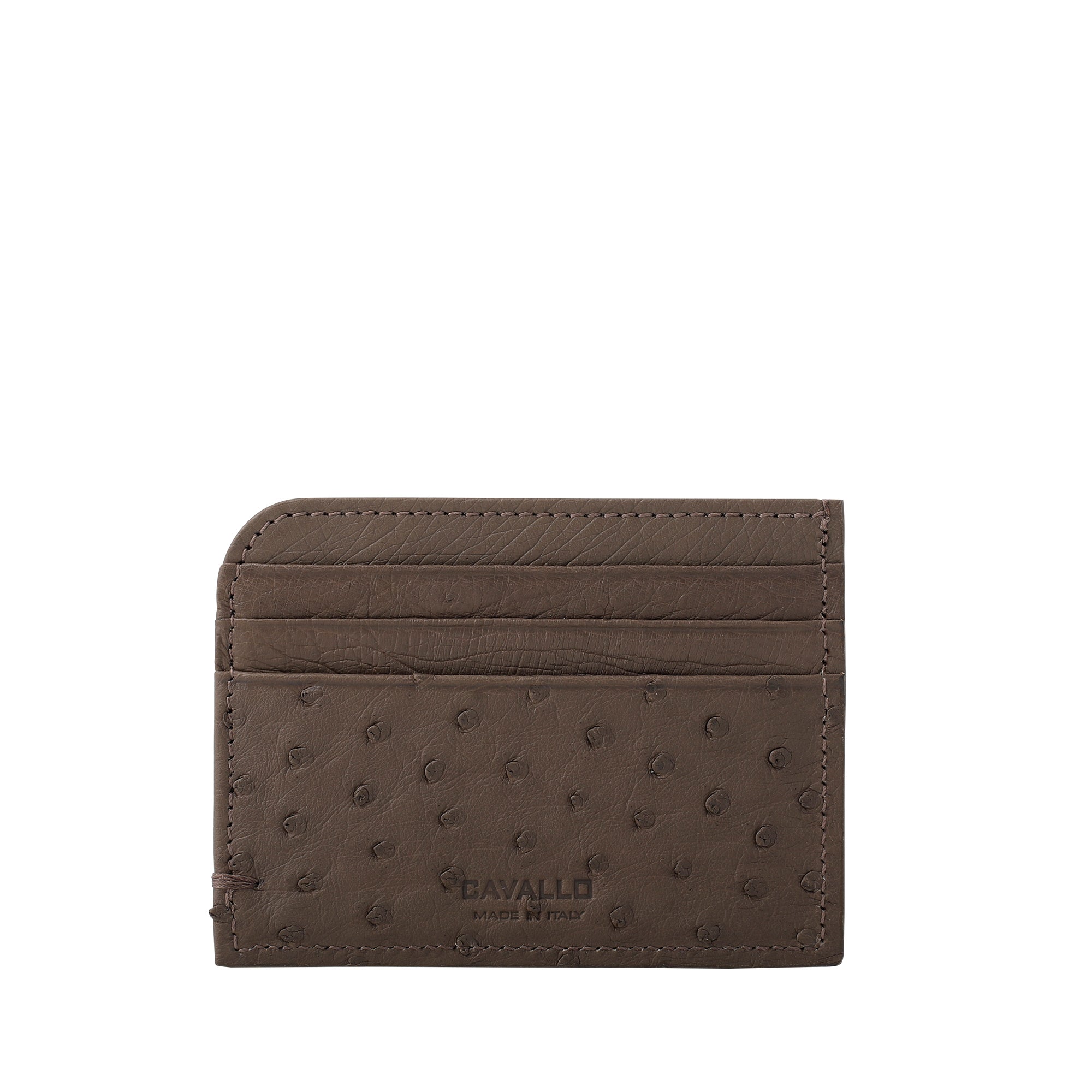 ART16 MEN'S CARD HOLDER OSTRICH