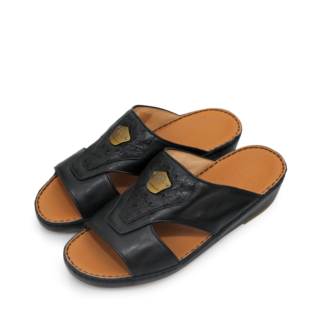 Arabic sandals classic Baby Ostich leather 1828