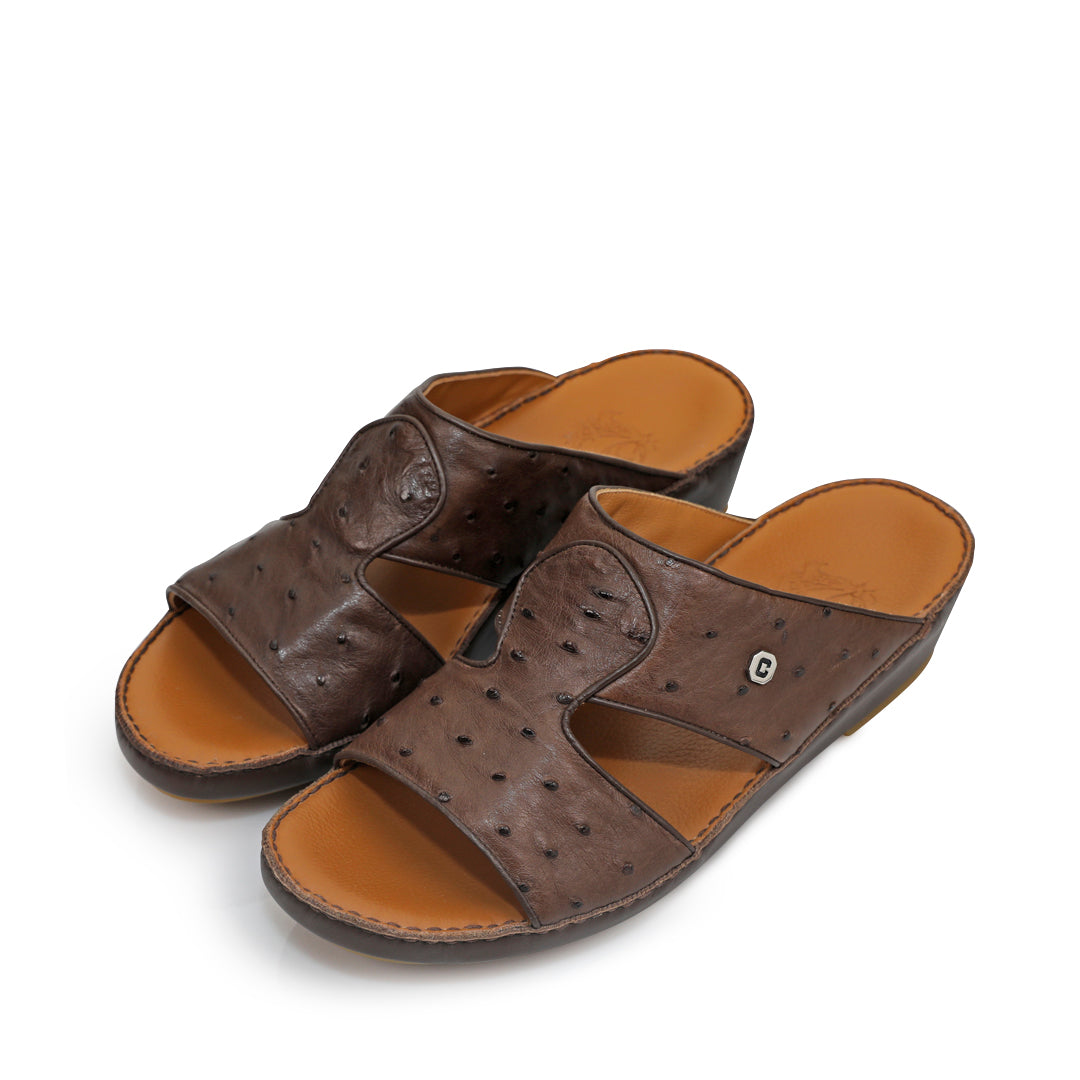 Arabic sandals OSTRICH Leather 2177