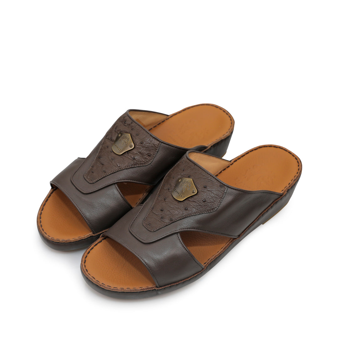 Arabic sandals classic Baby Ostich leather 1828