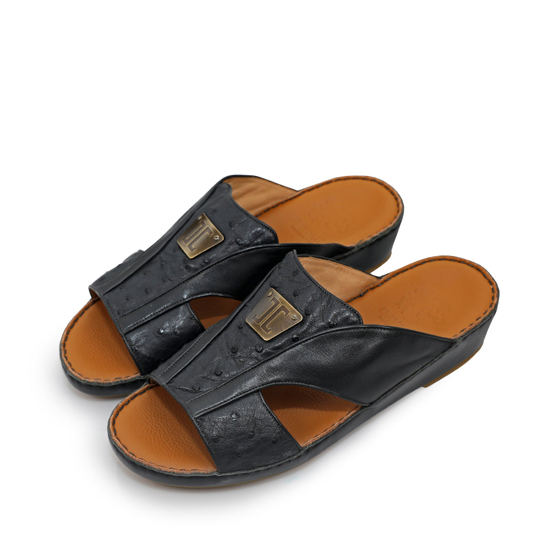 Arabic sandals classic Baby Ostich leather 1824