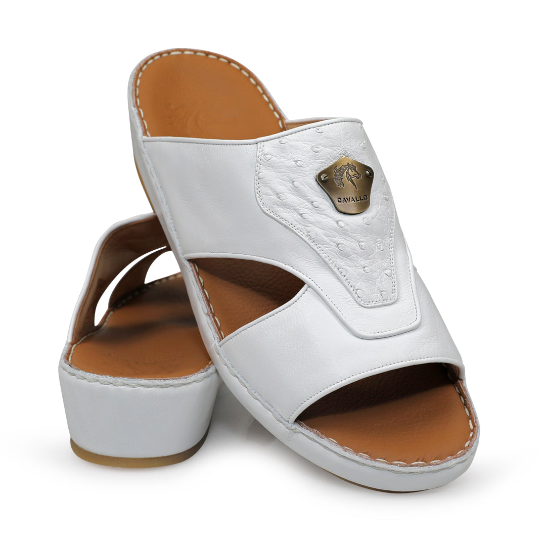 Arabic sandals classic Baby Ostich leather 1828