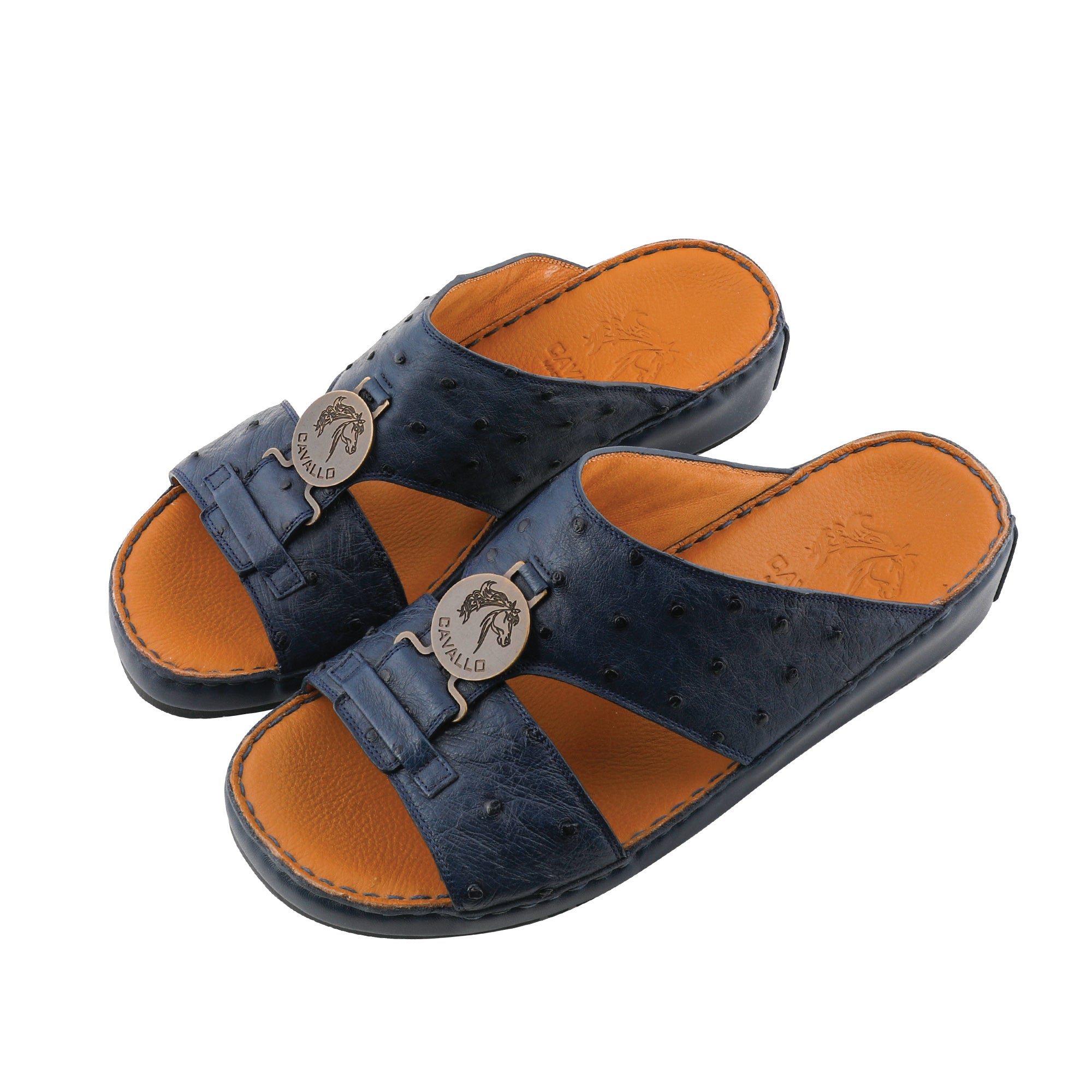 Arabic Sandal Driver Ostrich leather 2299