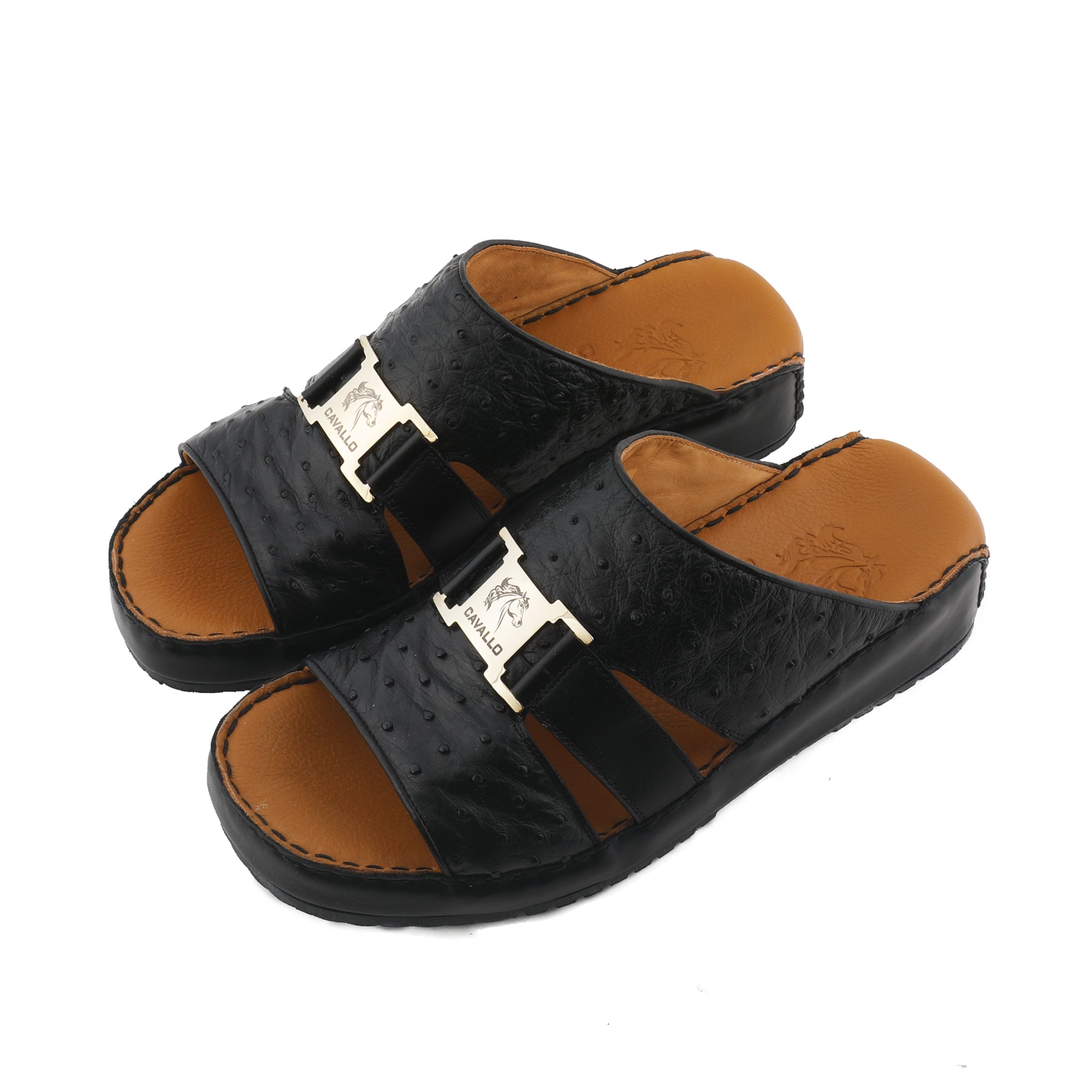 Arabic sandals Top Driver Ostrich leather 2134