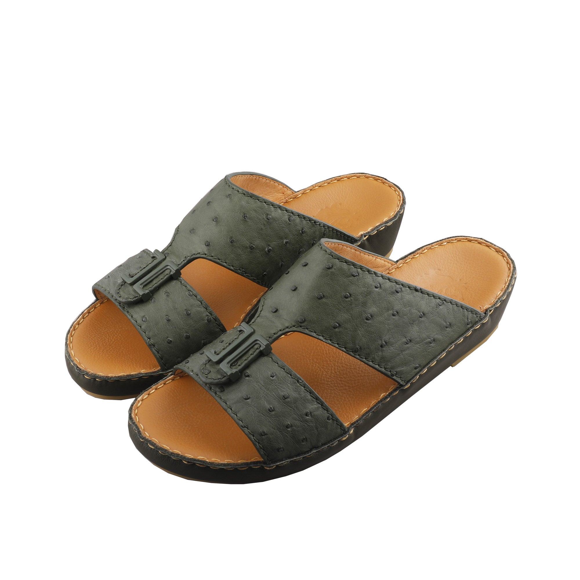 Arabic sandals Classic Ostrich Leather U497